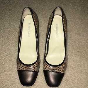 🌼Taryn Rose 🌸Chloris Cap-Toe Pump, Taupe